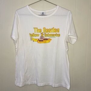 vintage The Beatles yellow submarine ringer tee
